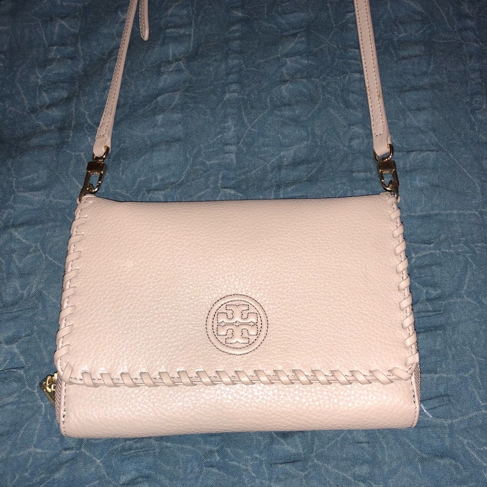 Tory Burch crossbody grey purse